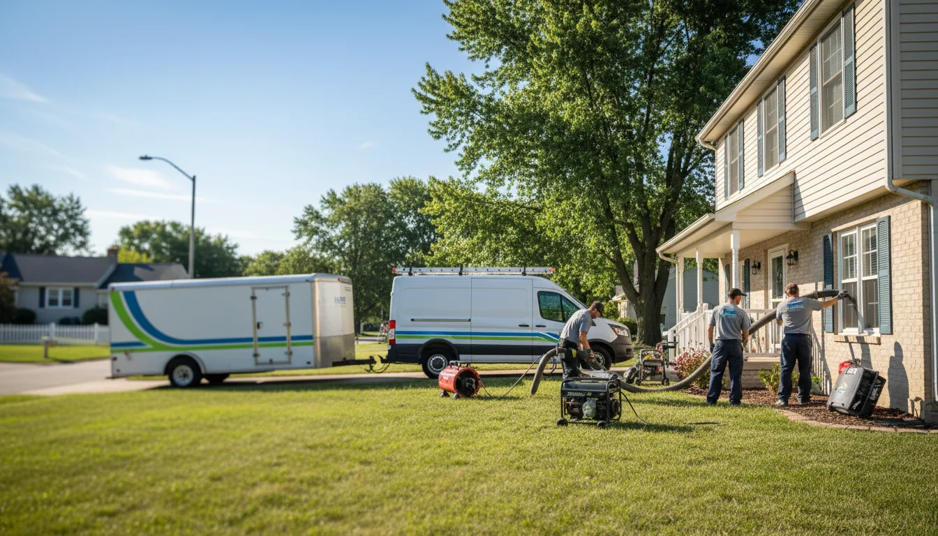 Flooded Basement Restoration And Cleanup With Repair in Kingsley, IA near me